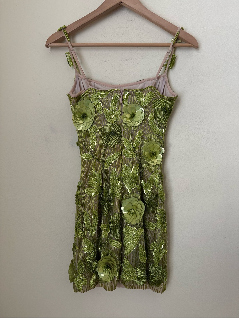 Rachel Gilbert Pierre Mini Dress Citrus Size 2 - Picture 3 of 7